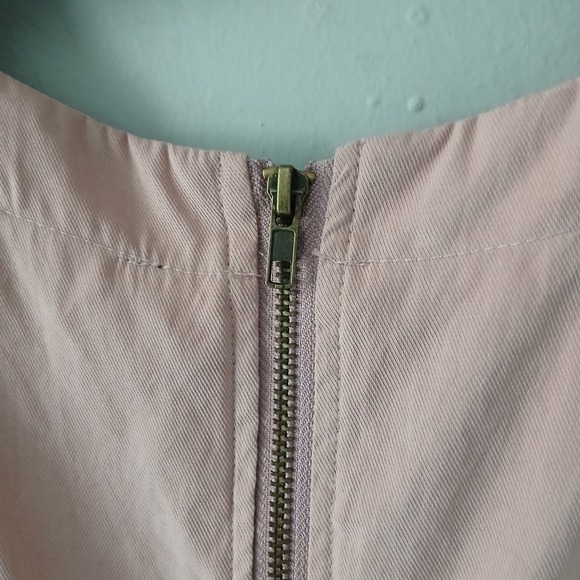 ROOLEE Women's Size 3XL Blush Pink Belted Knee Length Dress Zipper Short Sleeve - Picture 14 of 15